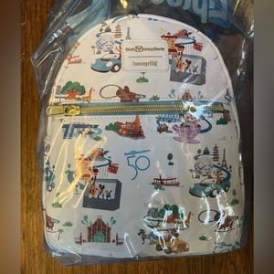 50th Anniversary Disney World with the Parks a Loungefly Backpack
